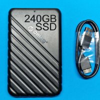 Супер бърз външен диск SSD USB 3.0 240GB, снимка 1 - Външни хард дискове - 39940780
