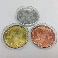 Монеро монета /  Monero Coin ( XMR ), снимка 2 - Нумизматика и бонистика - 21136813