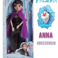 Голяма кукла Елза и Анна от замръзналото кралство Frozen Disney, снимка 5 - Кукли - 43440394