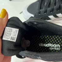 Нови оригинални кецове Adidas 39,3 номер бели и черни, снимка 16 - Кецове - 38299282