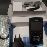 Телефон Nokia X2-01 QWERTY-клавиатура, microSD, Bluetooth. Камера0.3MP черен, снимка 1 - Nokia - 43702517