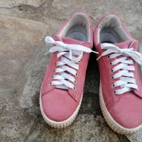 Обувки естествена кожа, цвят пепел от рози, снимка 3 - Дамски ежедневни обувки - 43806621