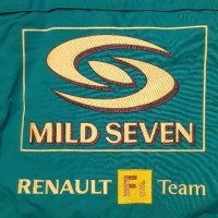 Vintage RENAULT F1 Team Racing Hooded Raincoat Jacket Team Spirit Mild Seven, снимка 5 - Якета - 35197263