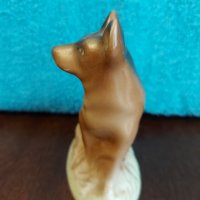 Стара Порцеланова Фигура на Куче Немска Овчарка , снимка 2 - Колекции - 37698459