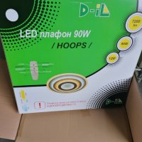 LED ПЛАФОН RGB Ф480 90W 7200LM 3000-6500К ДИСТАНЦИОННО D-IL HOOPS, снимка 3 - Лед осветление - 33091176