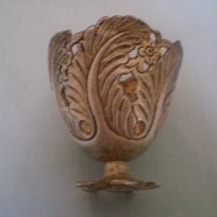 Възрожденски сребърен зарф за великденско яйце чашка сребро, снимка 1 - Антикварни и старинни предмети - 37076182