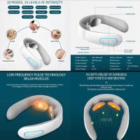 TENS Масажор Болки в Гърба Шията Лумбален Шиен Гръбнак Възпаление в Ставите Невралгия Хронична Болка, снимка 1 - Масажори - 43297503