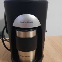 КАФЕ МАШИНА Morphy Richards шварц, снимка 4 - Кафемашини - 43435468