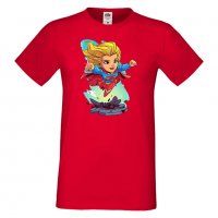 Мъжка тениска DC Super Girl Star Wars Игра,Изненада,Подарък,Геймър, , снимка 7 - Тениски - 36808460