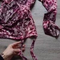 Нова розова памучна блуза на намаление, снимка 3 - Блузи с дълъг ръкав и пуловери - 27752552