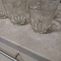 6 бр нови стъклени чаши, снимка 1 - Чаши - 43900556