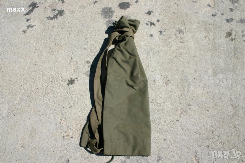 Оригинална зелена войнишка мешка модел от 70-те години , нова, снимка 1