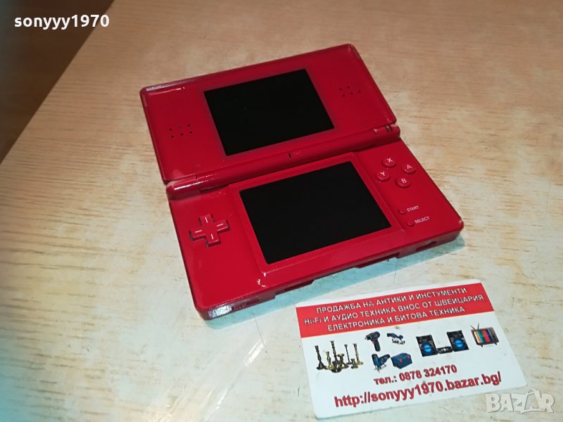 nintendo ds lite red-без батерия 2404211925, снимка 1