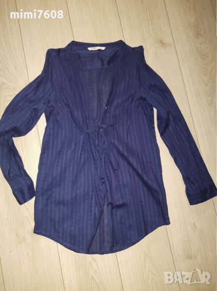 Риза-туника в синьо, снимка 1