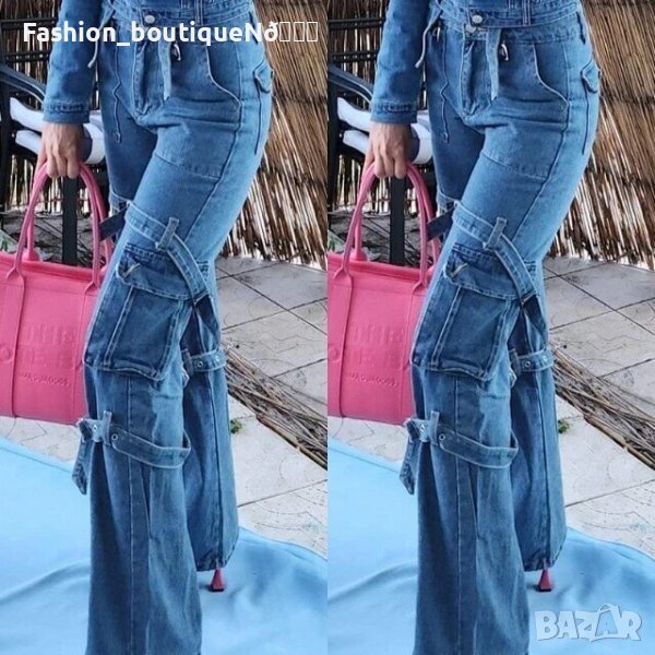 Деним Панталон раздвижен модел , снимка 1