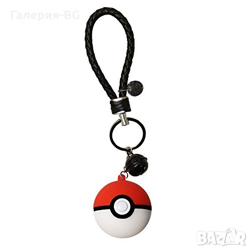 Ключодържател: Pokemon Покебол с кожена каишка, снимка 1
