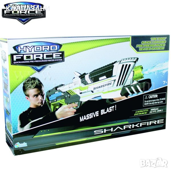 Hydro Force - Водно оръжие SHARKFIRE 7150, снимка 1
