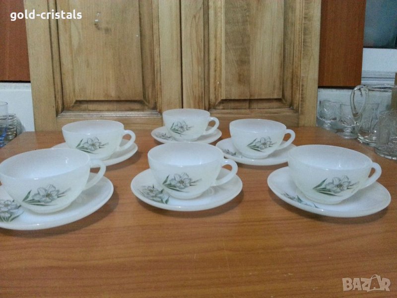 Френски аркопал чаши за кафе, снимка 1