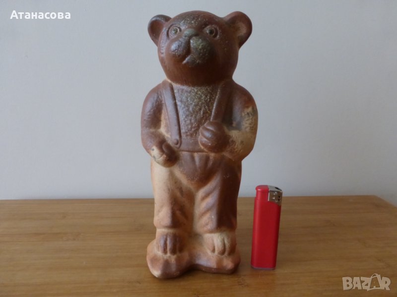 Немска керамична фигура Мечка "Майстор Мечок" Eschbach 1960 г, снимка 1