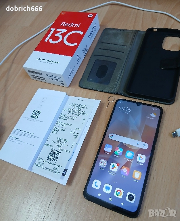 Xiaomi Redmi 13C 8GB RAM 256GB в гаранция с зарядно, снимка 1