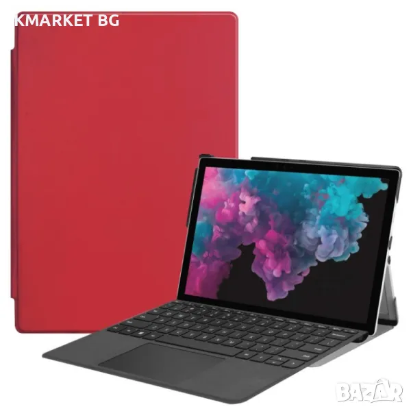 Microsoft Surface Pro 6/5/4 Кожен Калъф и Протектор, снимка 1