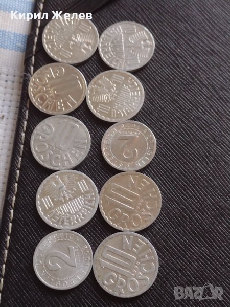 Лот монети 10 броя Грошове АВСТРИЯ стари редки за КОЛЕКЦИЯ ДЕКОРАЦИЯ 26373, снимка 1
