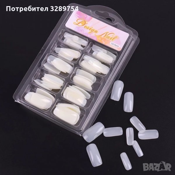 Удължители за нокти 100 броя - 4.50 лв., снимка 1