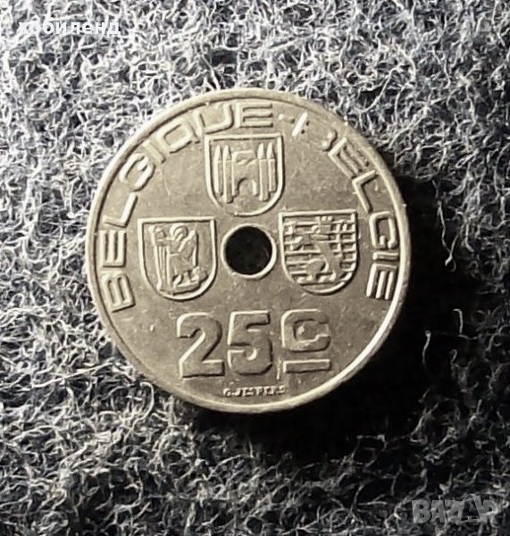 25 цента Белгия 1939, снимка 1