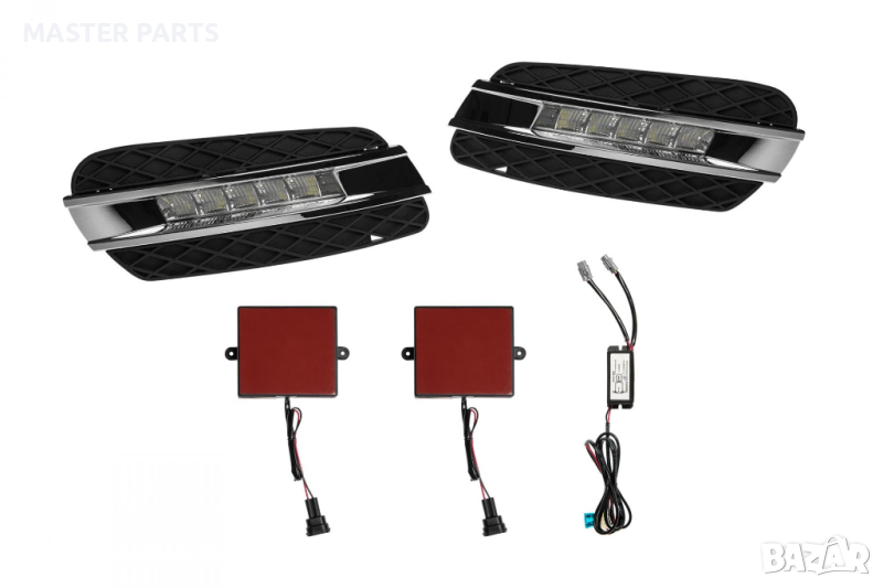 Пълен комплект дневни светлини DRL LED Mercedes W164 ML 2006-2009., снимка 1