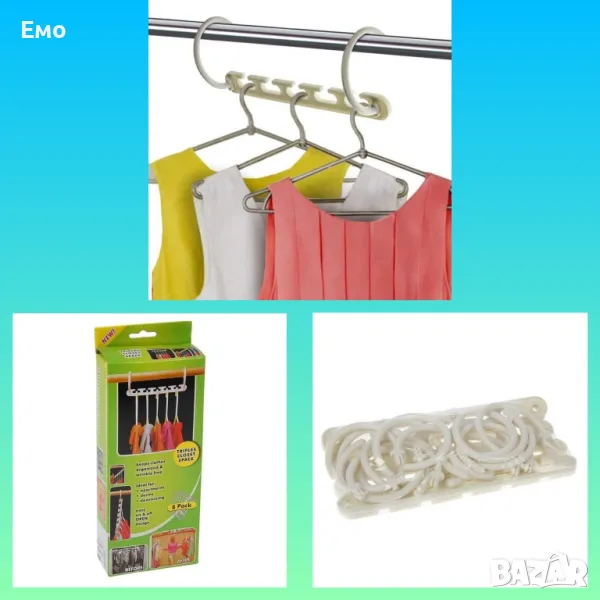 Иновативна закачалка органайзер - Triple Closet Space, снимка 1