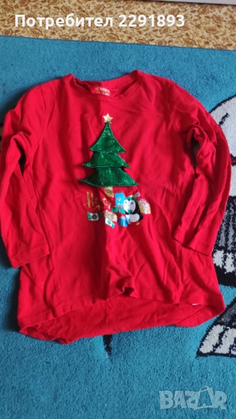 Детска красива зимна блузка!Обличана един път!, снимка 1