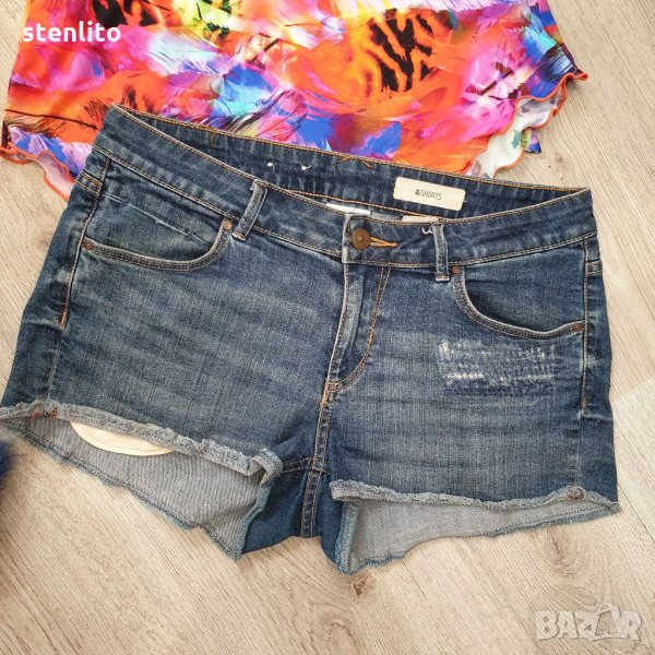 Къси дънки H&M р-р 40, снимка 1