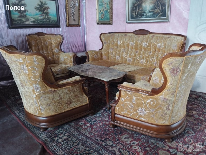 Класическа английска холна гарнитура, снимка 1