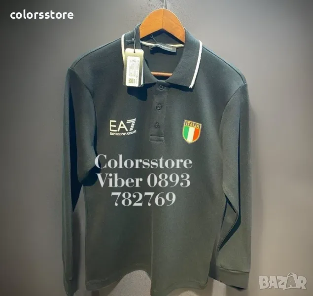 Мъжка блуза с дълъг ръкав  EA код BR-DS215, снимка 1