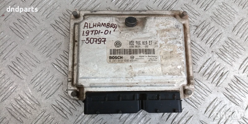 Компютър Seat Alhambra 1.9TDI 2001г. 038906019ET 0281010630 , снимка 1