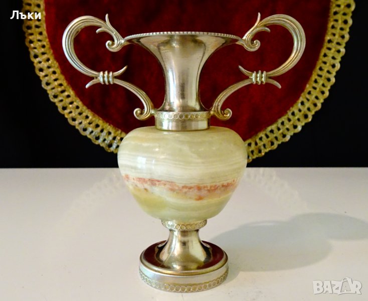 Амфора,ваза,свещник,оникс. , снимка 1