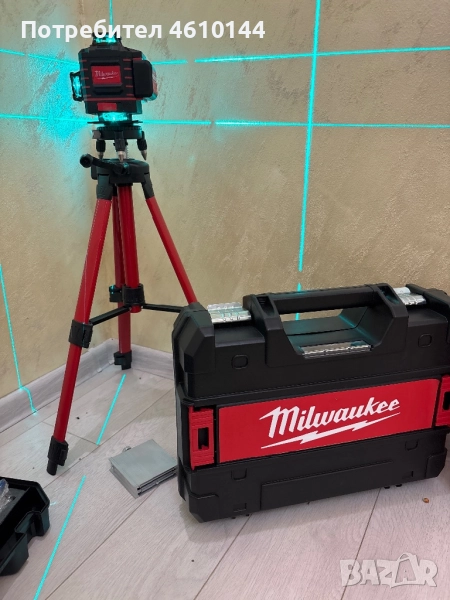 Чисто нов лазерен нивелир Милоки 360 градуса , снимка 1