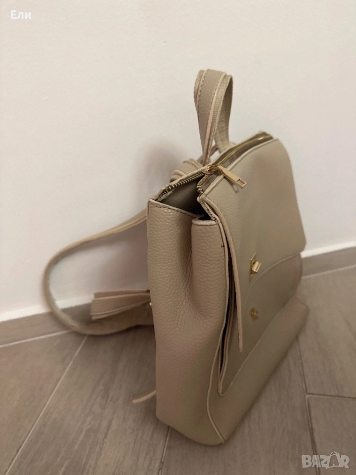 Кожена раница, снимка 1