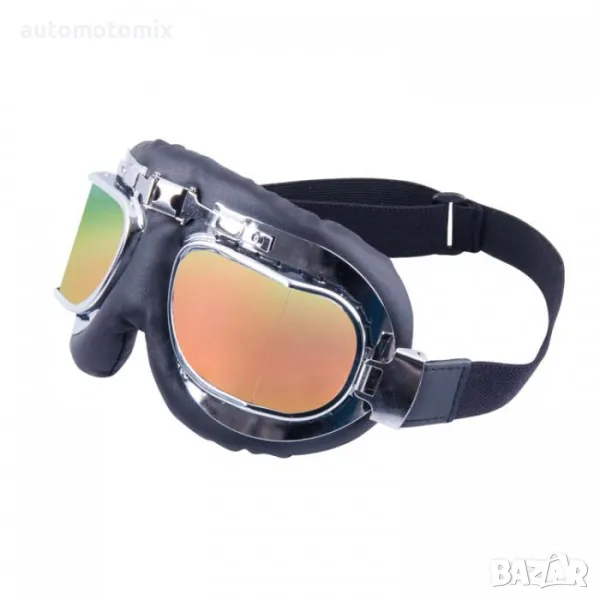 Мото очила за каска,мотор стил ретро -182703, снимка 1