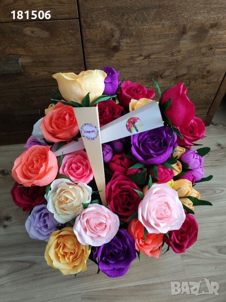 Ръчно изработени рози , снимка 1