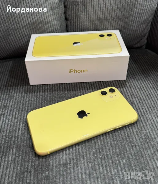 Смартфон Apple iPhone 11, 128GB, 4GB RAM, 4G, Yellow, снимка 1