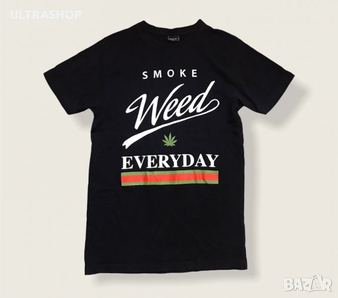 Mister tee Мъжка тениска ▪️В добро състояние ▪️Размер: S ▪️ smoke weed, снимка 1