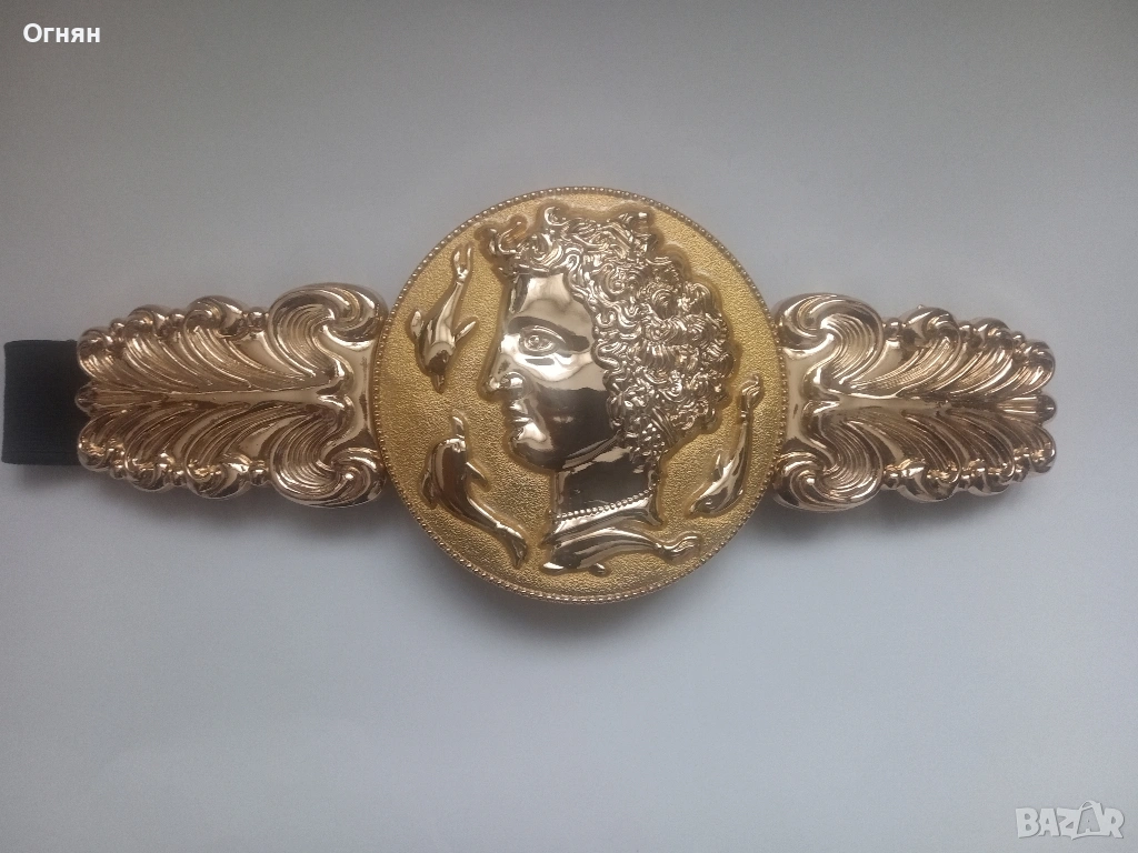 Колан за дама, пафта с лик, снимка 1