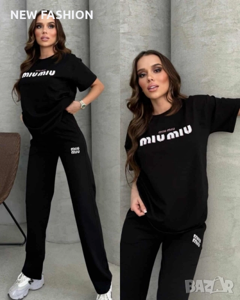 Дамски Памучен Комплект ✨MIU MIU , снимка 1