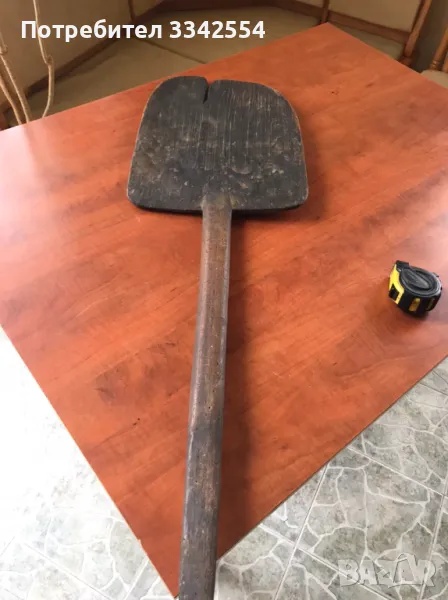 ЛОПАТА ДЪРВО ЗА ПЕЩ ОГНИЩЕ ФУРНА СТАРИННА, снимка 1
