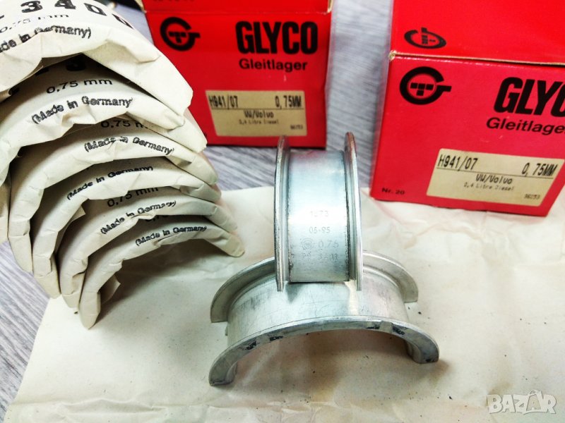 H941/7 0.75MM**NEU** **GLYCO** **Основни лагери, колянов вал**, снимка 1