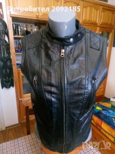 Кожен елек, снимка 1