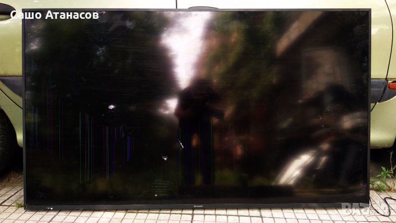 SHARP AQUOS LC-70UI7652E със счупена матрица , SHG7003B-173E , T.MS6586.U705 , RUNTK0334FV ZT, снимка 1