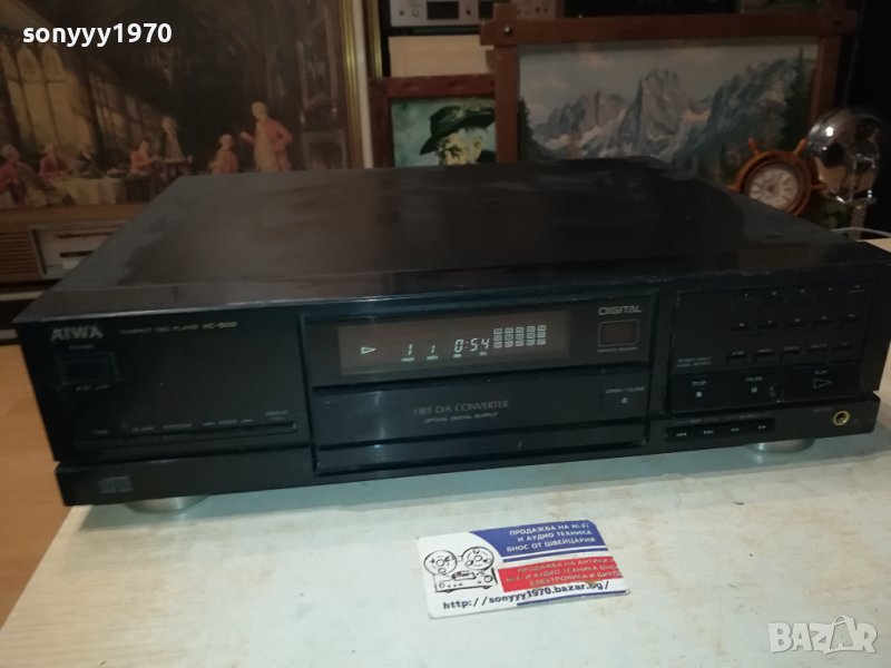 ЗАЯВЕНО-AIWA XC-500E CD PLAYER OPTICAL OUT-ВНОС SWISS 1712231957, снимка 1