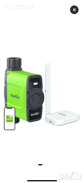 1. WiFi таймер за напояване RainPoint + Hub – Нов, снимка 1